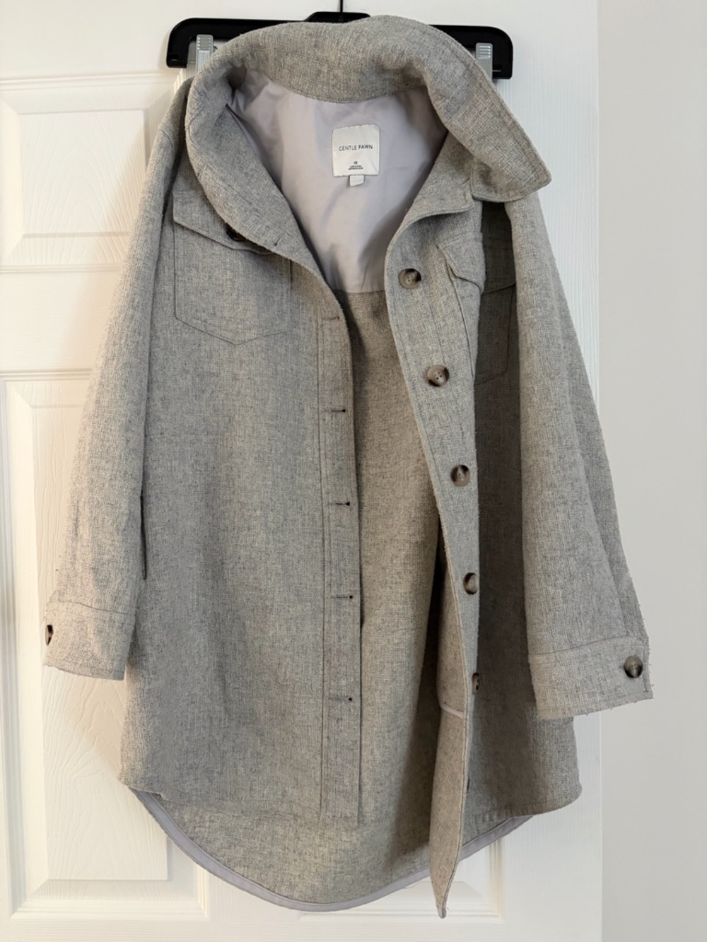 Gentle Fawn Heather Gray Tweed Blazer